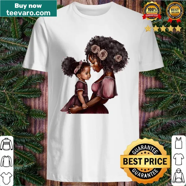 Illustrated shirt celebrating motherhood with heartfelt design.