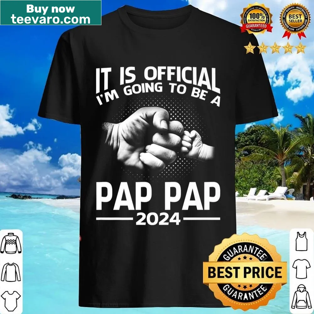 Shirt announcing new grandpa status for 2024