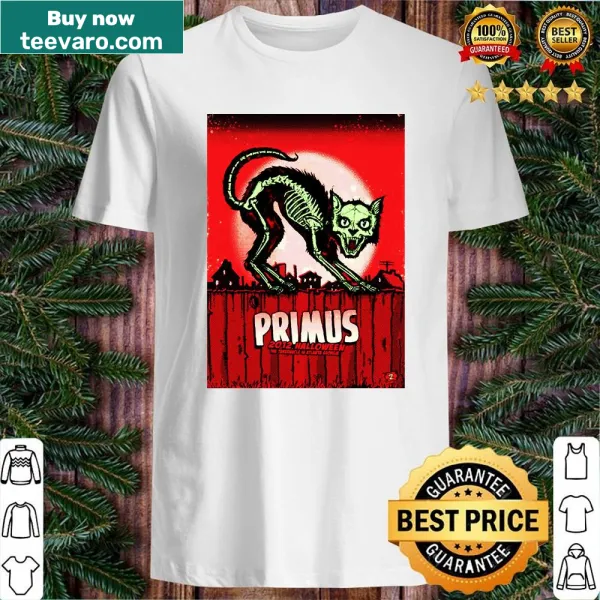 Minimalist shirt celebrating the band Primus