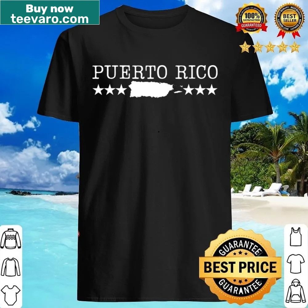 Shirt with bold typography expressing pride in Puerto Rican heritage