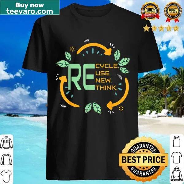 Shirt promoting environmental awareness with bold phrases
