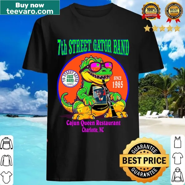 Band shirt featuring 7th Street Gator design