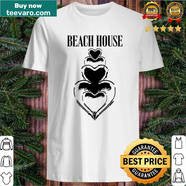 Cartoon-style beach house design with humorous graphics