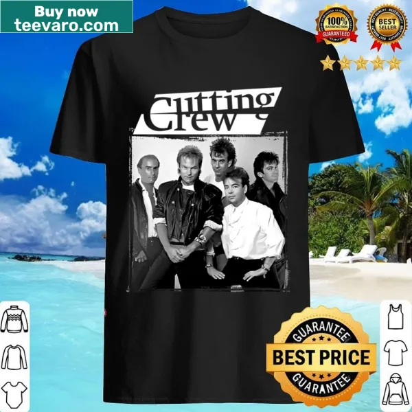 Nostalgic shirt featuring a design inspired by Cutting Crew band