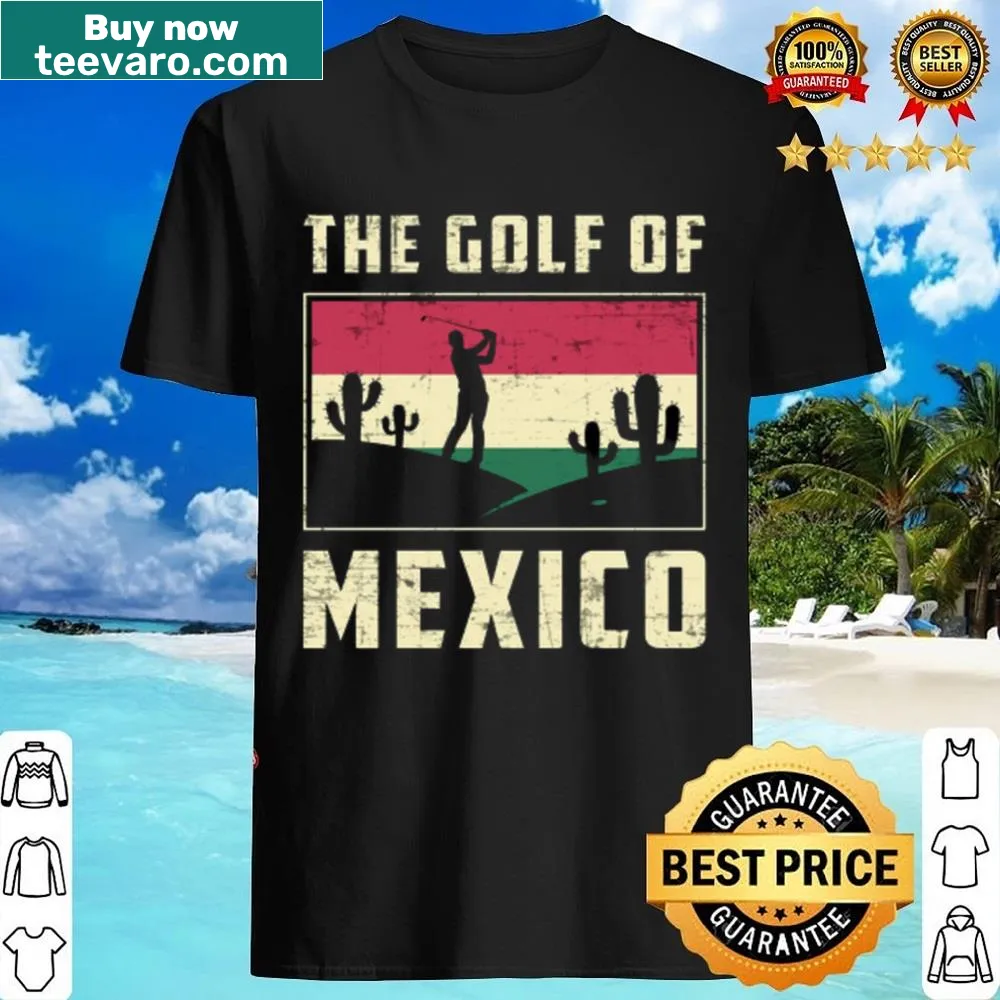 Minimalist shirt with typography for the Mexico Open Golf Tour 2023
