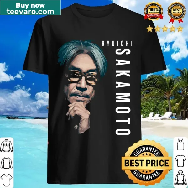 Artistic Ryuichi Sakamoto tribute shirt with unique graphic