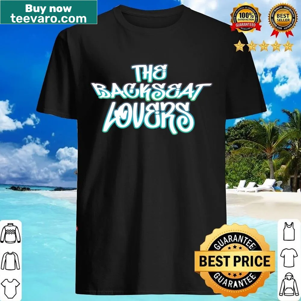 Illustrated t-shirt inspired by The Backseat Lovers for music lovers