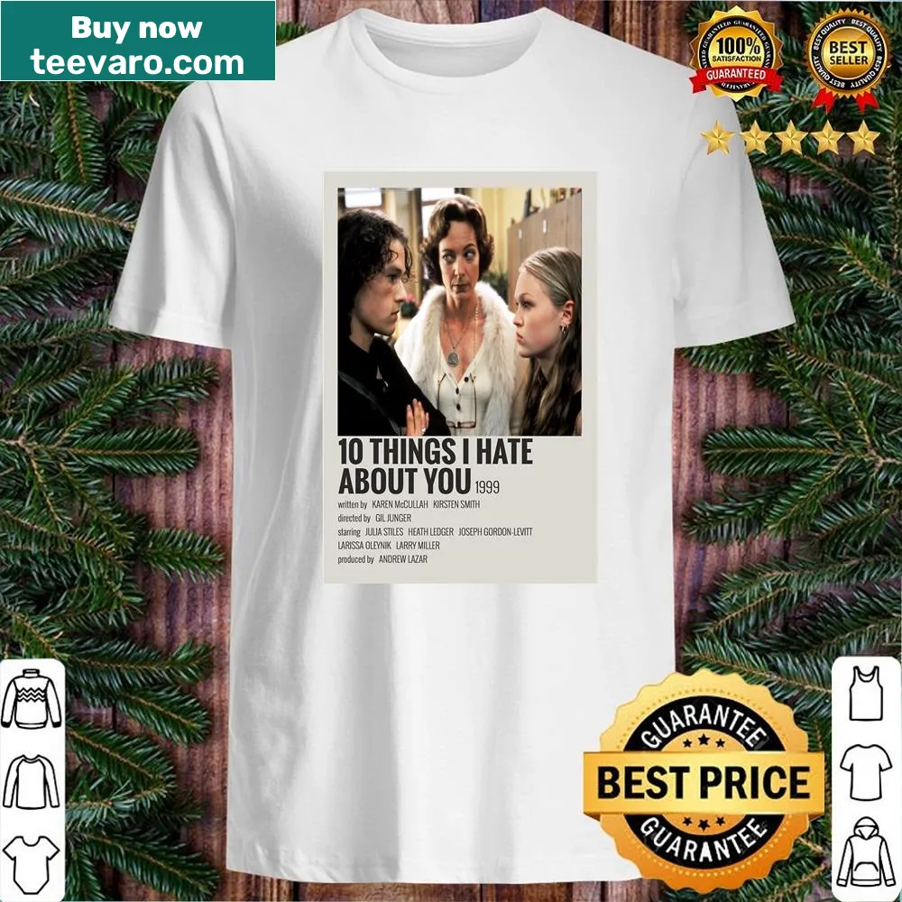 Artistic graphic celebrating the movie 10 Things I Hate About You