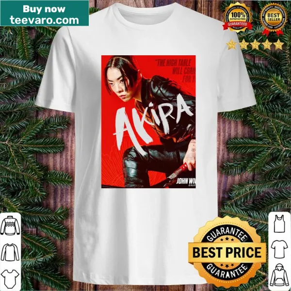 Shirt featuring artwork inspired by John Wick 4 movie