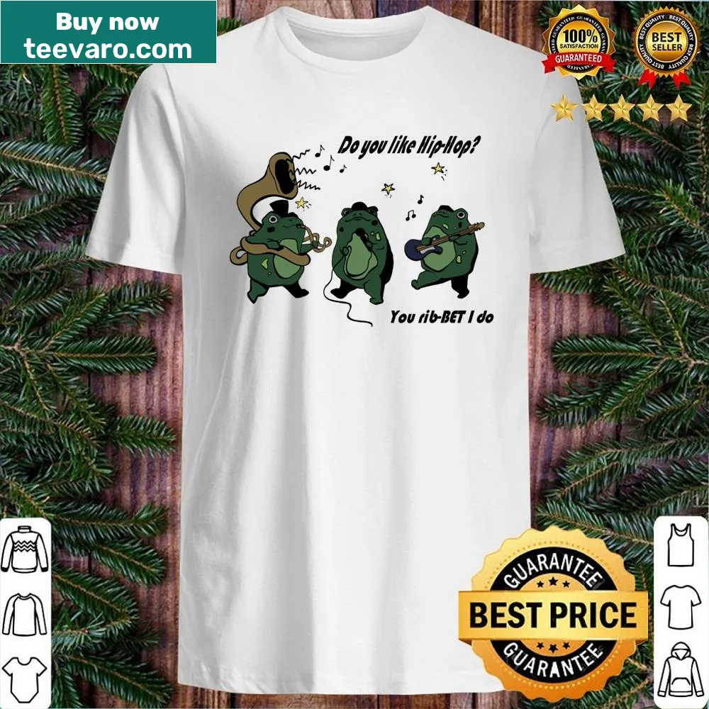 Cartoon Frog Band shirt with playful band graphic