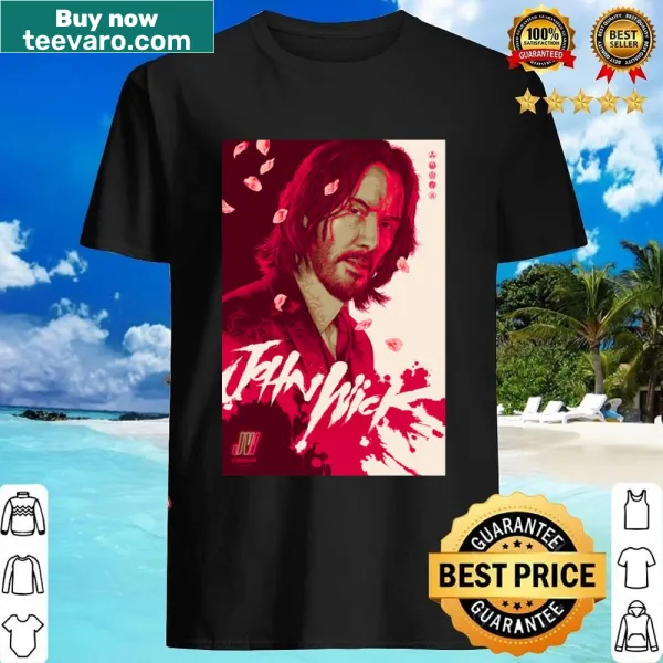 John Wick Chapter 4 shirt featuring bold graphic elements