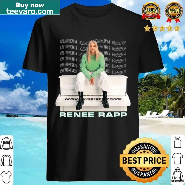 Minimalist shirt featuring Renee Rapp's name in typographic design