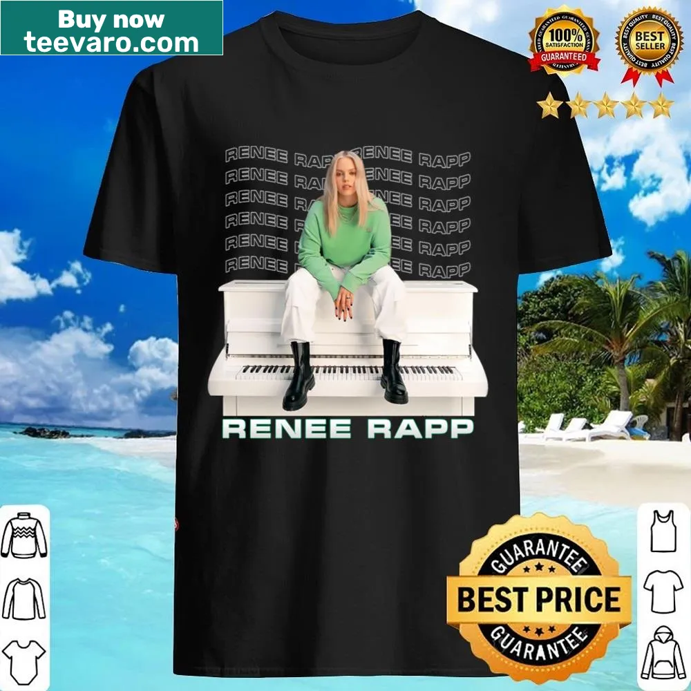 Minimalist shirt featuring Renee Rapp's name in typographic design