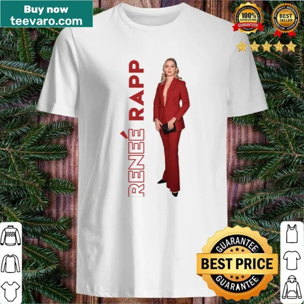 Minimalist shirt showcasing Renee Rapp's name in typography