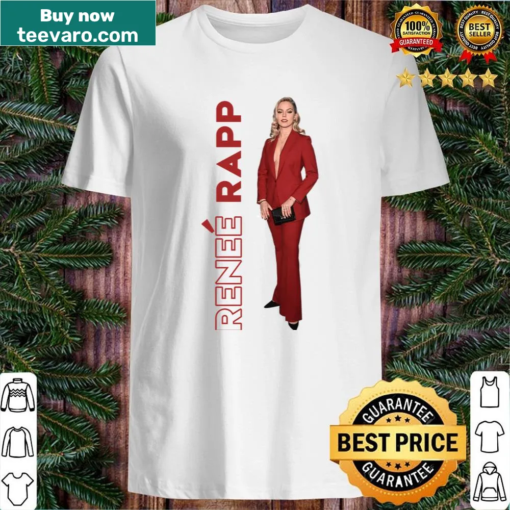 Minimalist shirt showcasing Renee Rapp's name in typography