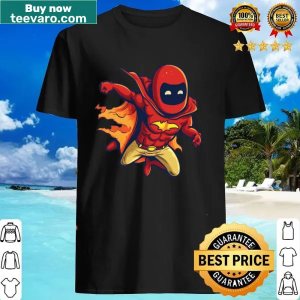 Retro-style shirt featuring a playful chili pepper character.