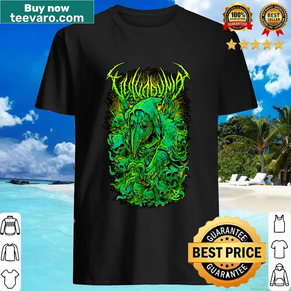 Illustrative band shirt designed for Vulvodynia fans and music lovers.