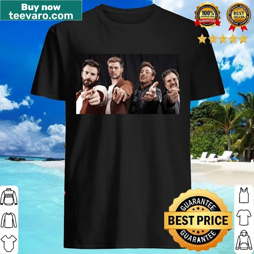 Illustration of Avengers cast by Stass on t-shirt