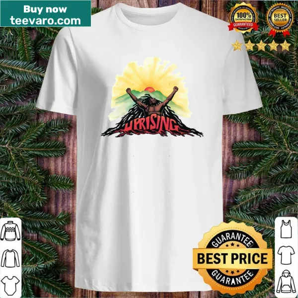 Bob Marley inspired reggae music graphic t-shirt