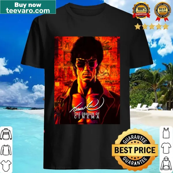 Bruce Lee graphic art shirt