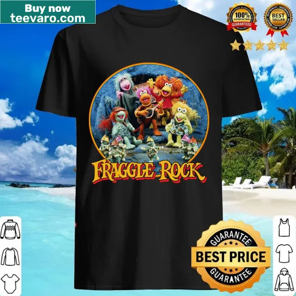 Vintage-style Fraggle Rock band shirt celebrating 80s nostalgia