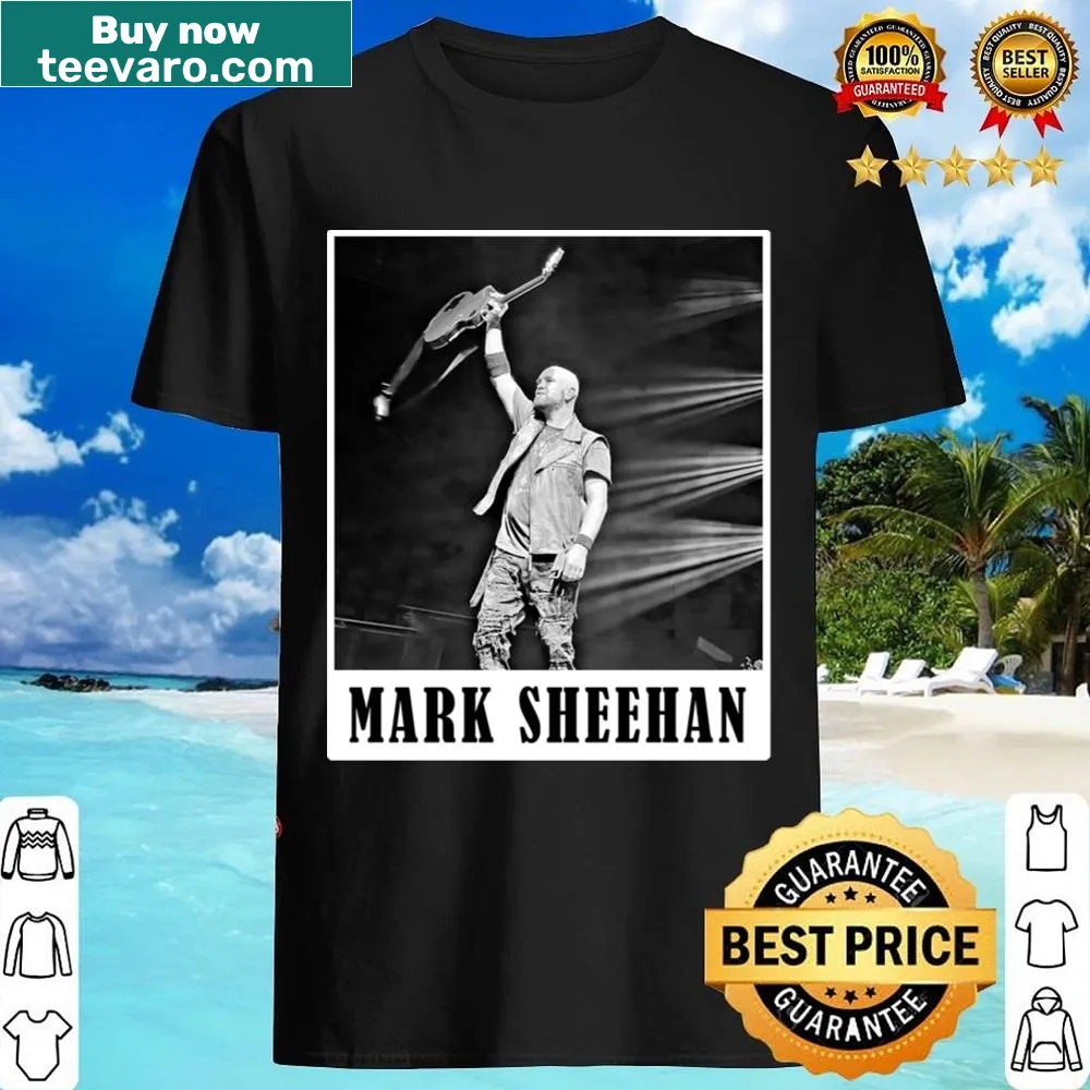 Mark Sheehan tribute shirt with simple design