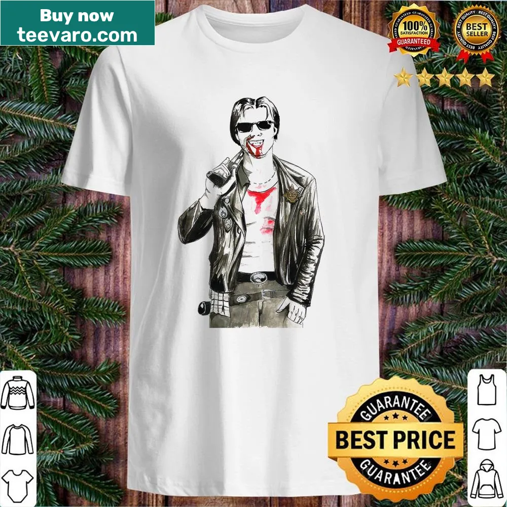 Graphic shirt inspired by Near Dark movie featuring vampire elements