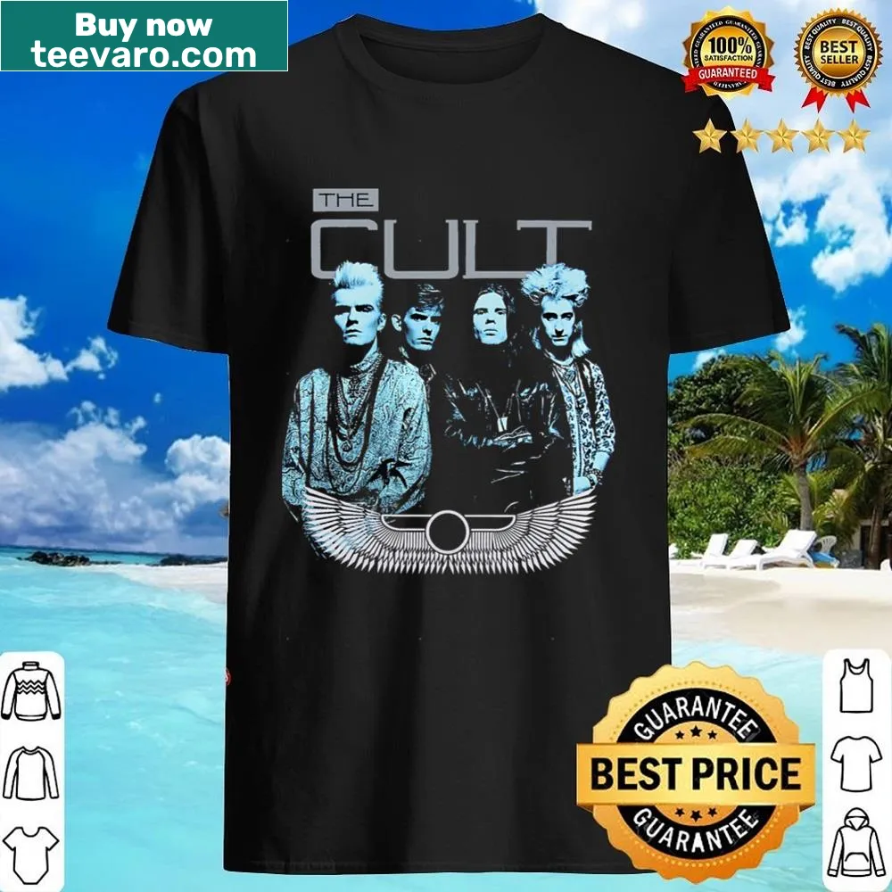 Bold graphic shirt dedicated to The Cult rock band