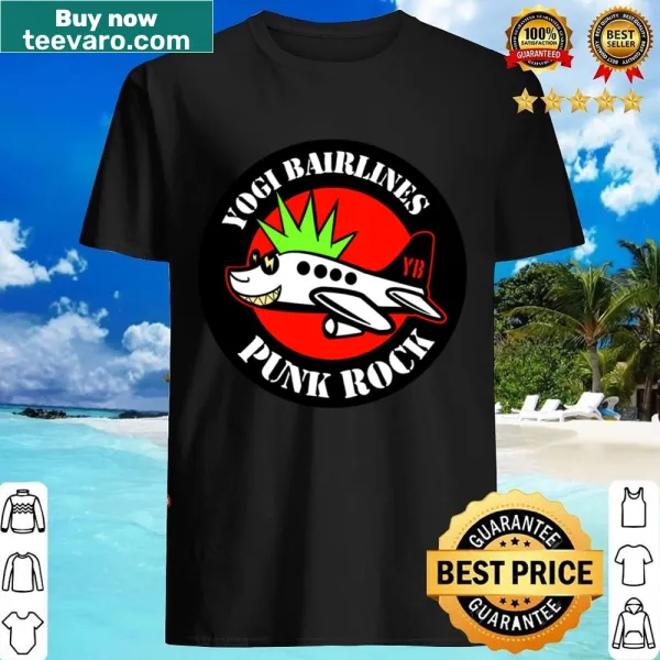 Yogi Bairlines punk rock band merchandise shirt