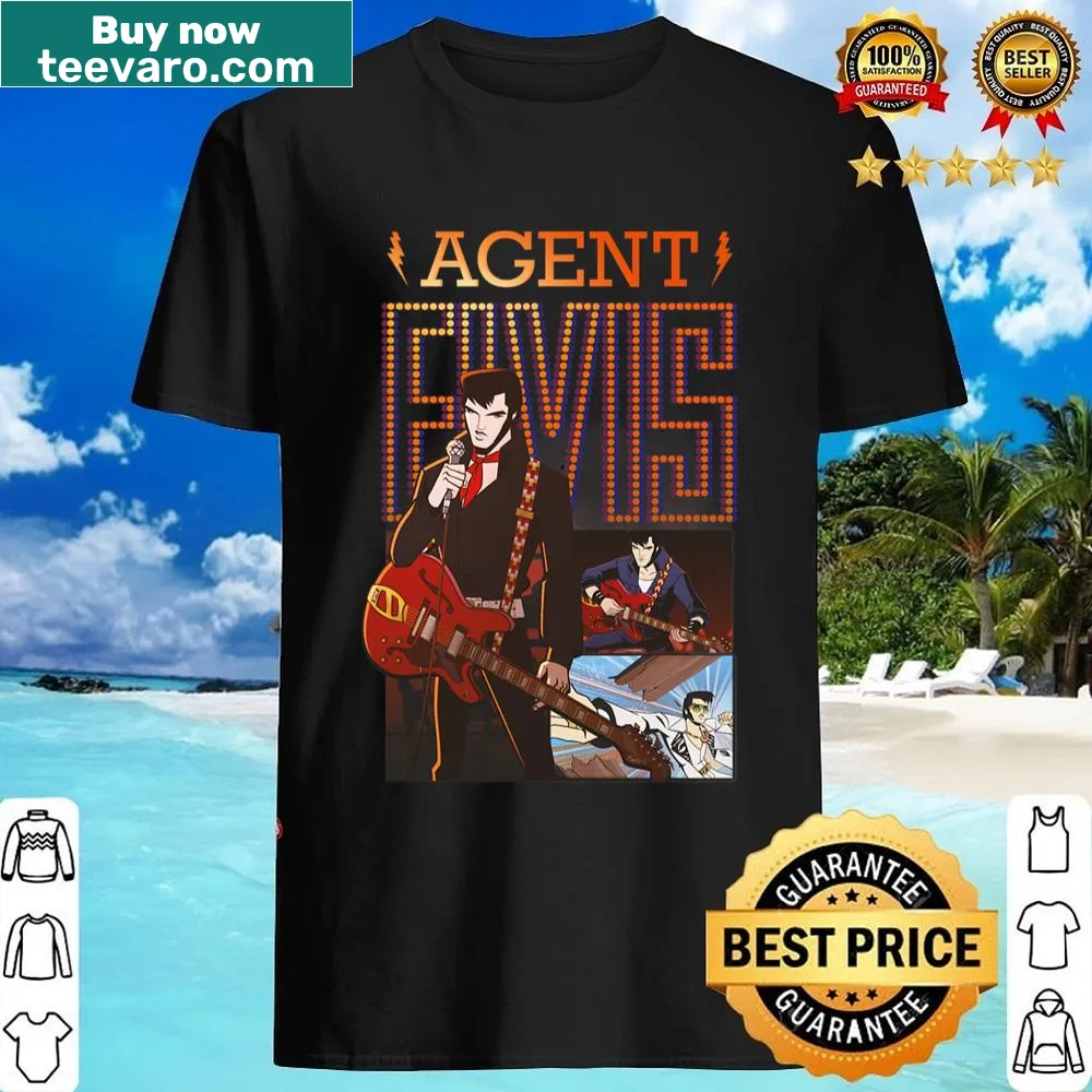 Stylish tribute shirt featuring a portrayal of Elvis Presley for music fans