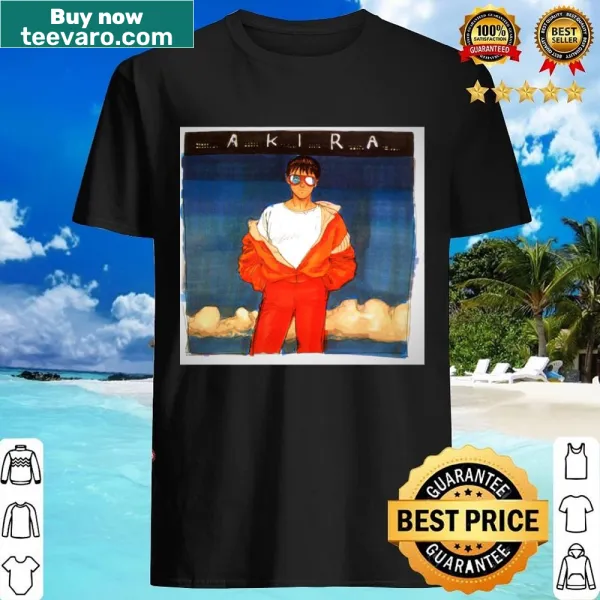 Striking Akira 1989 graphic printed on shirt