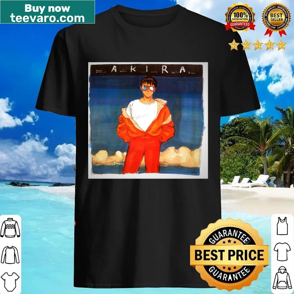 Striking Akira 1989 graphic printed on shirt