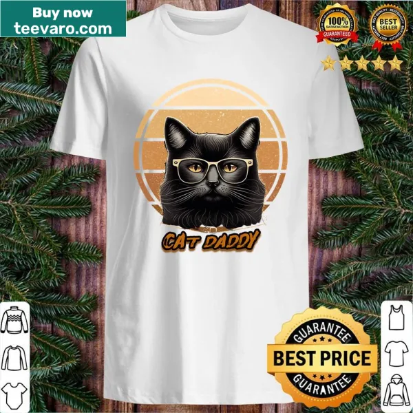 Vintage eighties-style Cat Daddy shirt with a black cat design