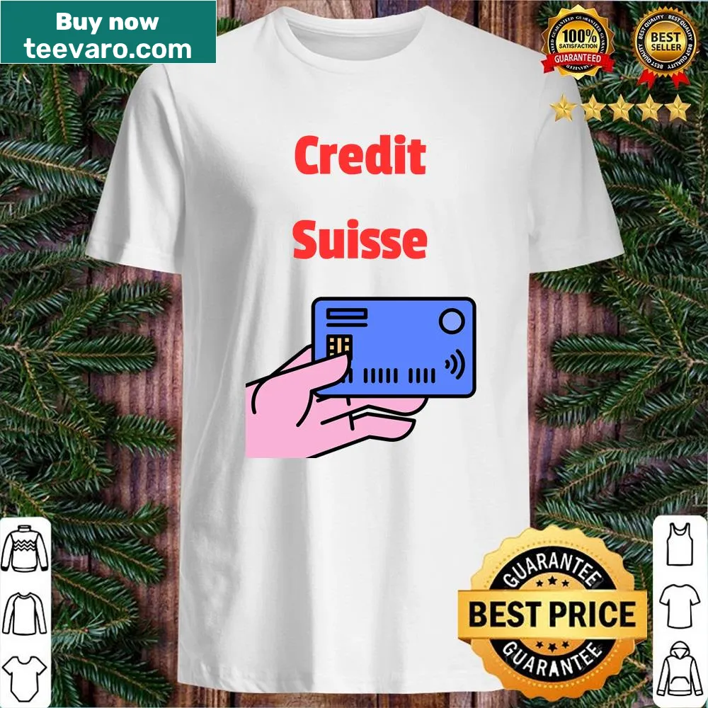Simple typography shirt representing Credit Suisse Risk Management Department