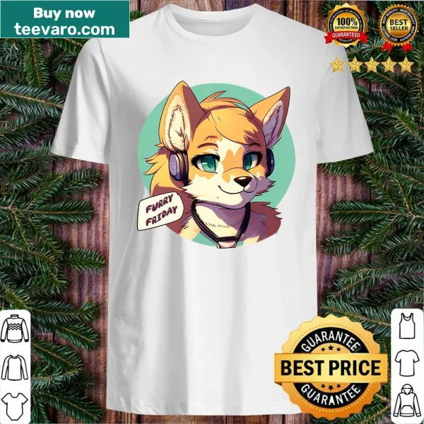 Cute illustration of furry characters for Fursuit Friday shirt