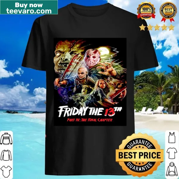 T-shirt featuring artwork from 'Friday the 13th: The Final Chapter'