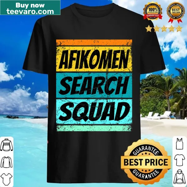 Kids shirt celebrating Passover with 'Afikomen Prize' text
