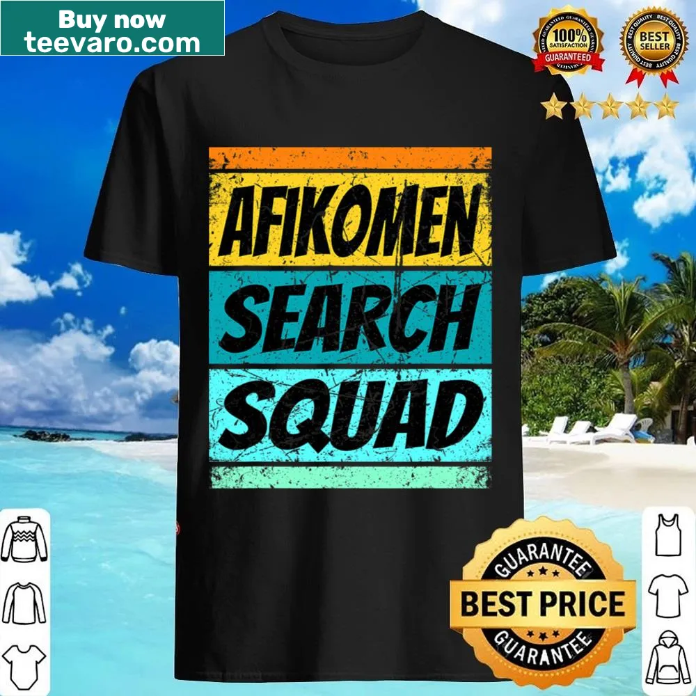 Kids shirt celebrating Passover with 'Afikomen Prize' text