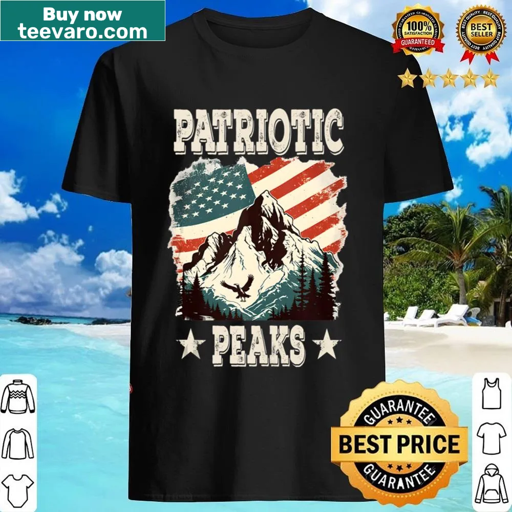 Badge graphic for hiking and patriotic themes