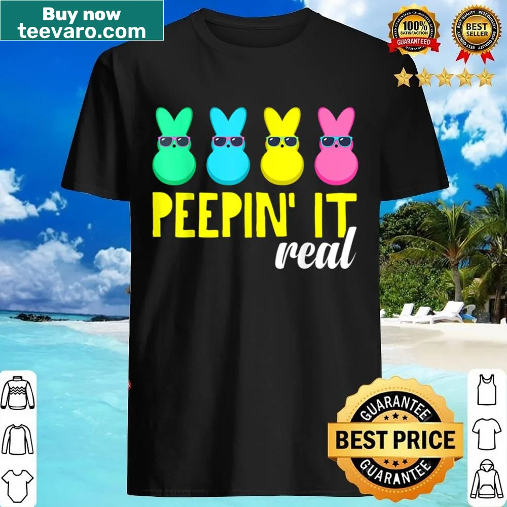 Funny Easter shirt with cartoon bunny graphic