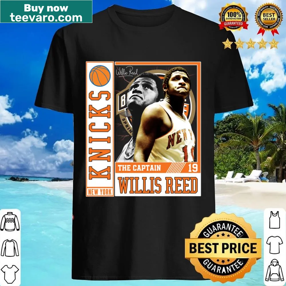 Vintage Willis Reed basketball shirt featuring a stylized signature