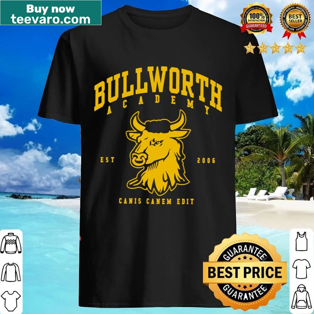 Academy shirt featuring a stylized mascot graphic