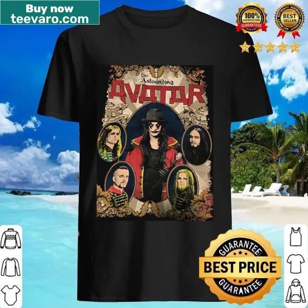Illustrated Avatar band graphic t-shirt