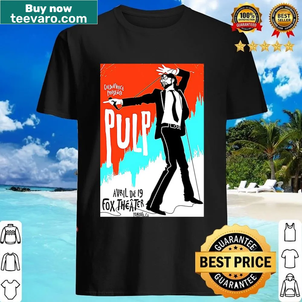Pulp Band Logo t-shirt featuring the classic logo design.