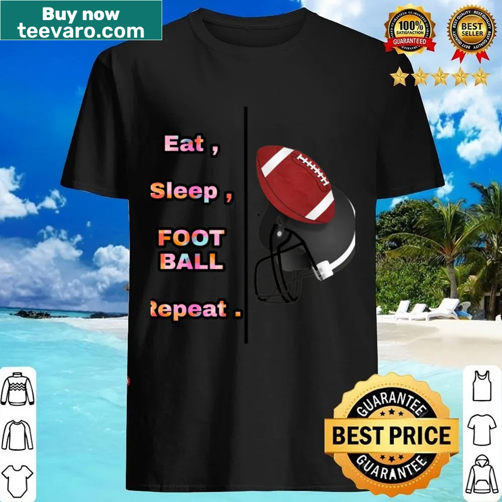 Funny football shirt with humorous sports-themed text