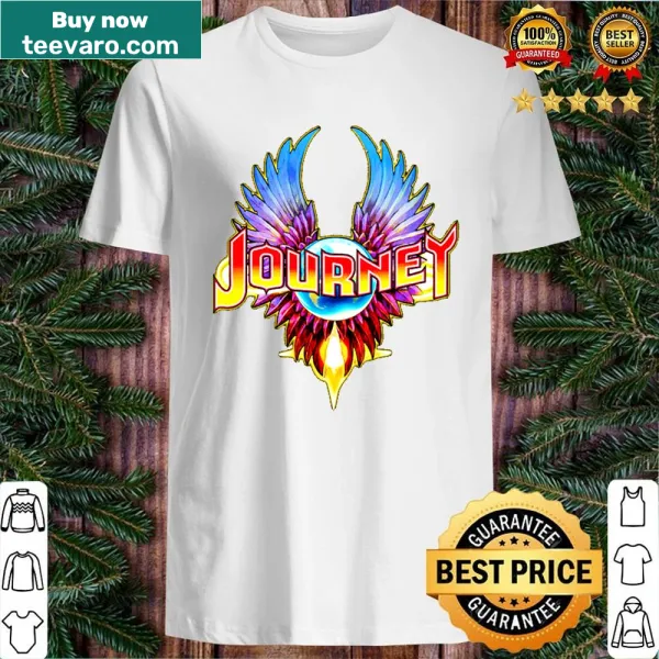 Timeless Journey band shirt with elegant typography