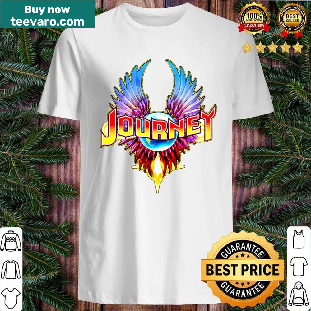 Timeless Journey band shirt with elegant typography