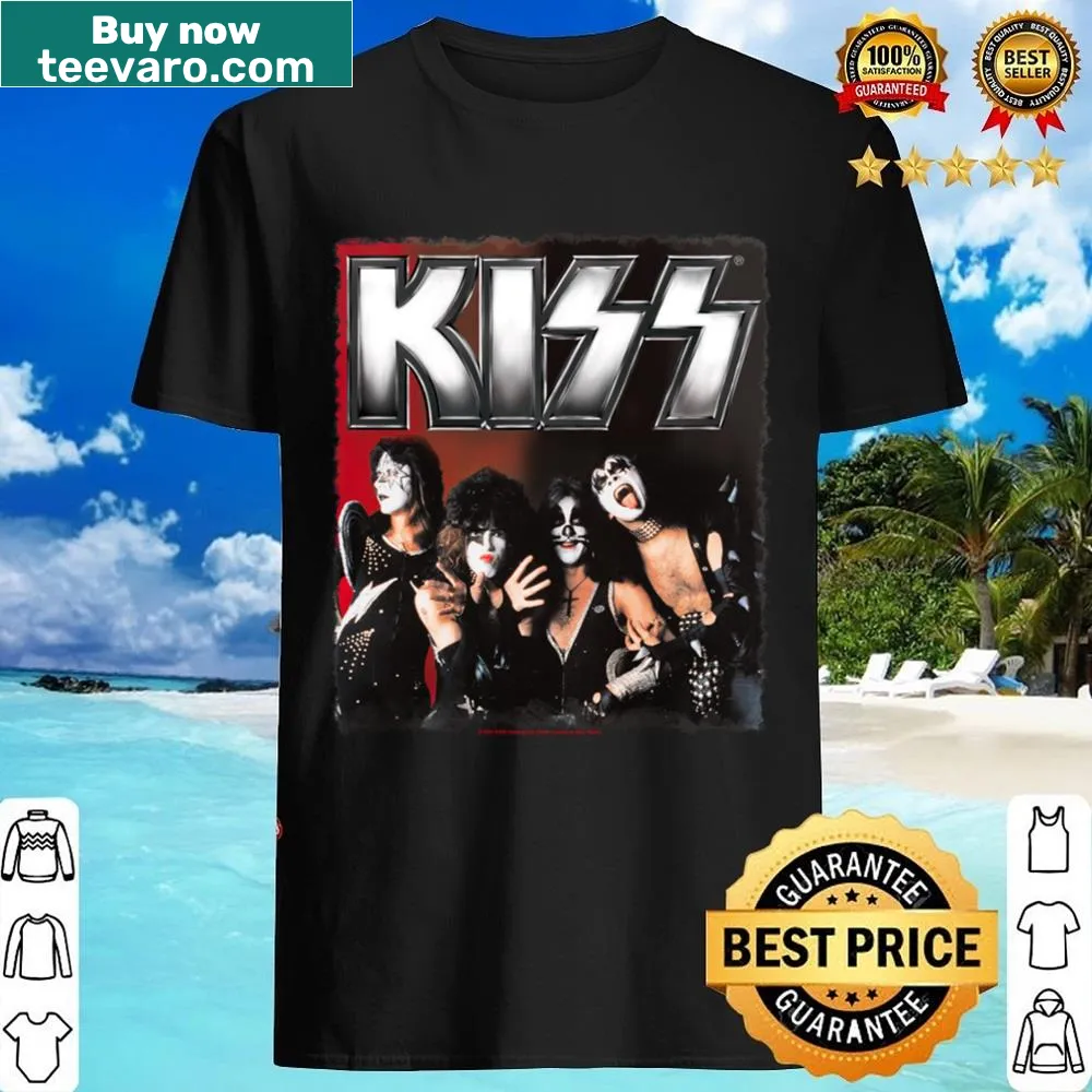 Vintage Kiss band shirt showcasing the original lineup