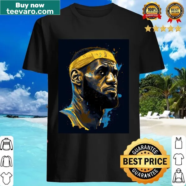 Lebron James shirt featuring a bold tribute graphic
