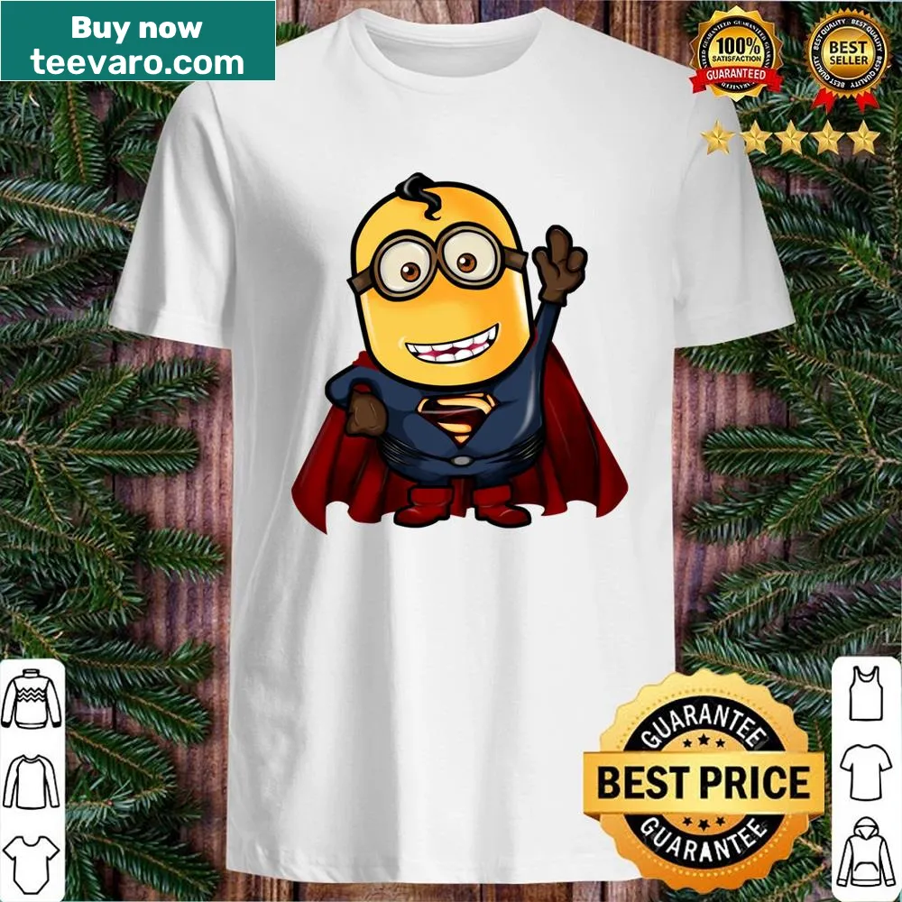 Fun Minion superhero graphic on a shirt